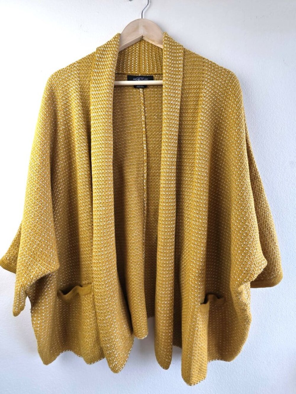 Studio Michel Open Front Cardigan w/Dolman Sleeve Size 2X Cozy Autumn
